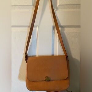Madewell Tan Leather Shoulder Bag
